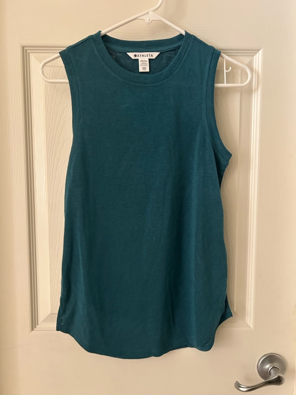 Athleta Deep Teal Sleeveless Muscle Tank